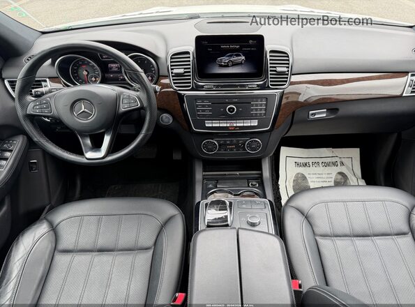 4JGDA5HB9JB073760 2018 MERCEDES-BENZ GLE 350 Белый Вид задней части салона