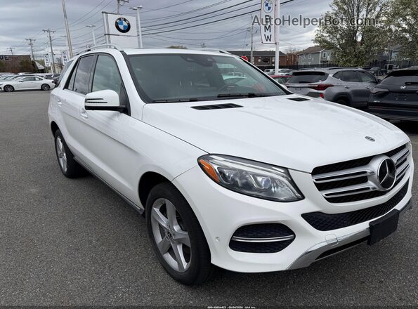 4JGDA5HB9JB073760 2018 MERCEDES-BENZ GLE 350 Белый Передняя правая четверть