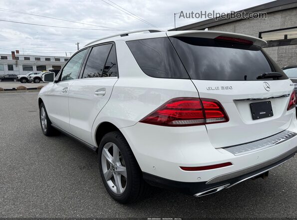 4JGDA5HB9JB073760 2018 MERCEDES-BENZ GLE 350 Белый Задняя левая четверть