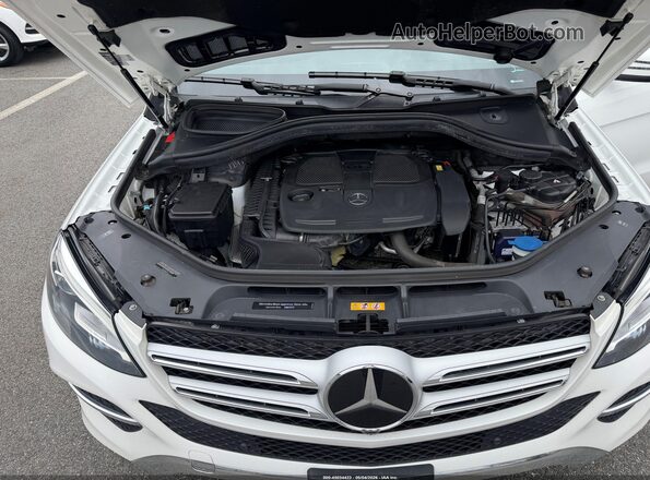 4JGDA5HB9JB073760 2018 MERCEDES-BENZ GLE 350 Белый Вид подкапотного пространства