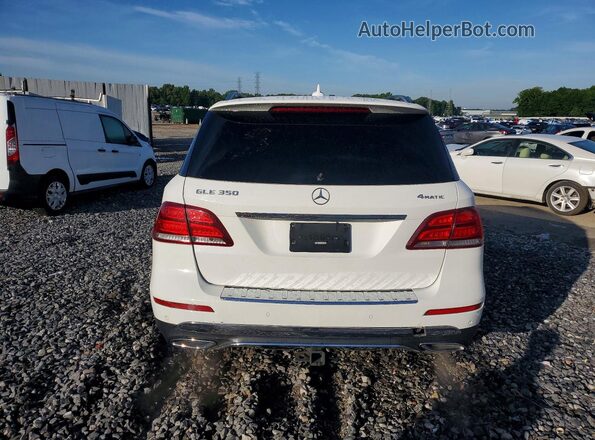 4JGDA5HB9JB144598 2018 MERCEDES-BENZ GLE White Widok z tyłu