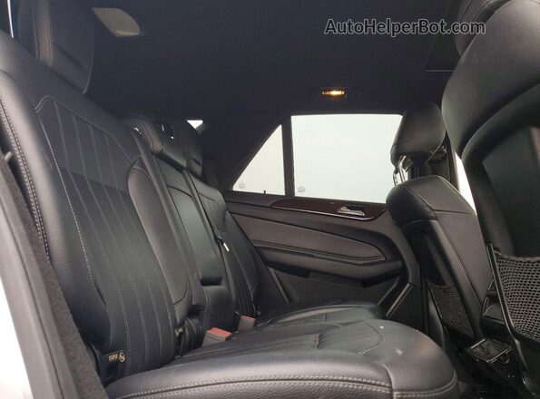 4JGDA5HBXHA964222 2017 MERCEDES-BENZ GLE Серебряный Вид задней части салона