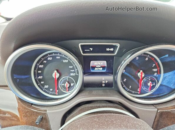 4JGDA5HBXJB052013 2018 MERCEDES-BENZ GLE White Вид щитка приладів