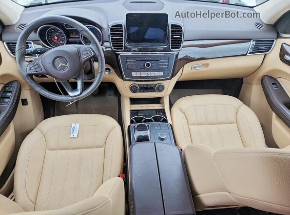 4JGDA5HBXJB052013 2018 MERCEDES-BENZ GLE White Вид панелі приладів
