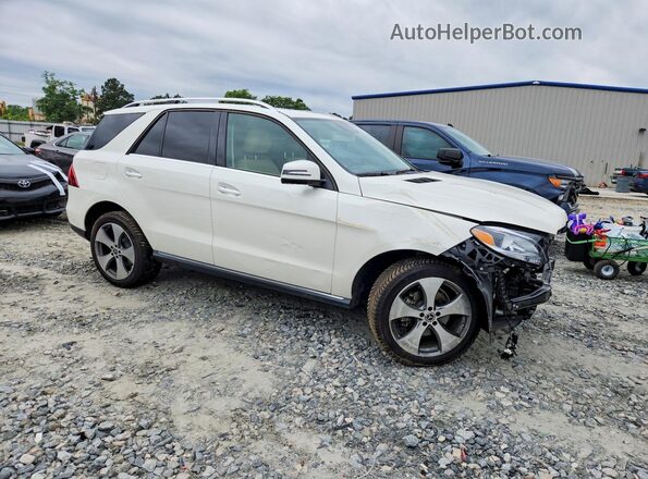 4JGDA5HBXJB052013 2018 MERCEDES-BENZ GLE White Передня права чверть