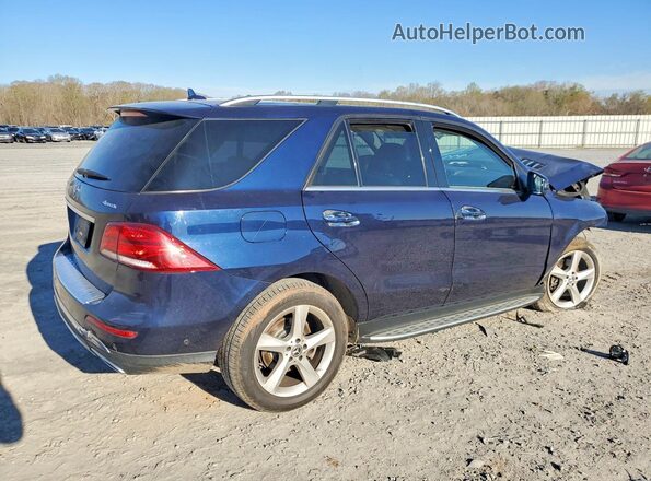 4JGDA5HBXJB105700 2018 MERCEDES-BENZ GLE Синий Задняя правая четверть