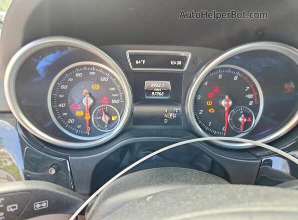 4JGDA5HBXJB200497 2018 MERCEDES-BENZ GLE Угольный Вид щитка приборов