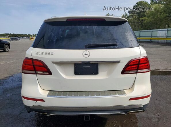 4JGDA5JB1GA782563 2016 MERCEDES-BENZ GLE White Widok z tyłu