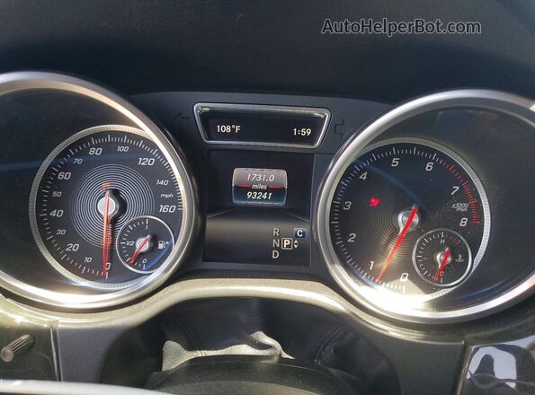 4JGDA5JB1HA963213 2017 MERCEDES-BENZ GLE Серый Вид щитка приборов