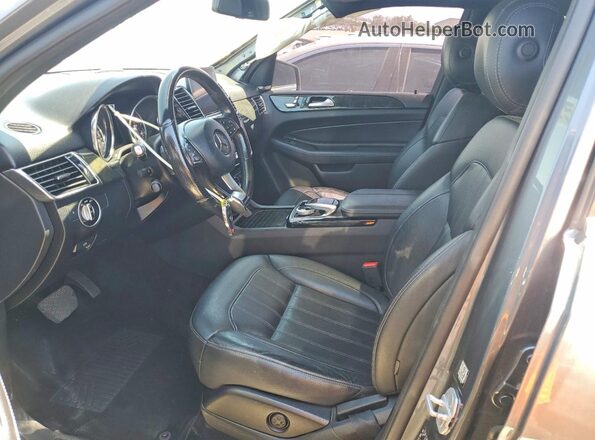 4JGDA5JB1HA963213 2017 MERCEDES-BENZ GLE Серый Вид салона спереди