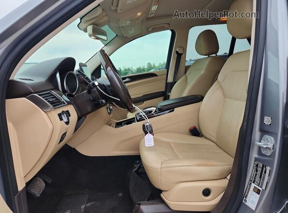 4JGDA5JB2GA789408 2016 MERCEDES-BENZ GLE Gray Вид салону спереду