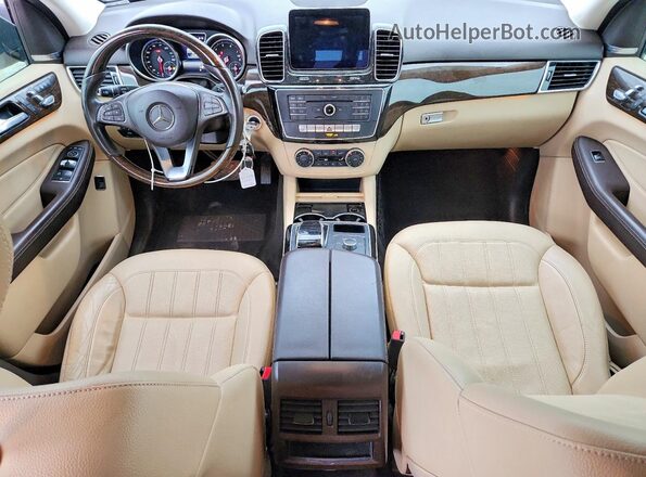 4JGDA5JB2GA789408 2016 MERCEDES-BENZ GLE Gray Вид панелі приладів