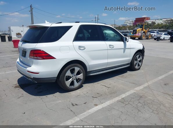 4JGDA5JB3HA840660 2017 MERCEDES-BENZ GLE 350 White Tył prawy