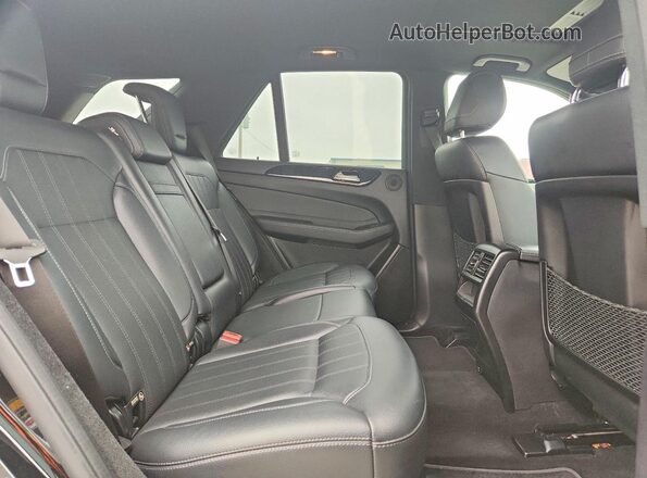 4JGDA5JB3JB076387 2018 MERCEDES-BENZ GLE Черный Вид задней части салона