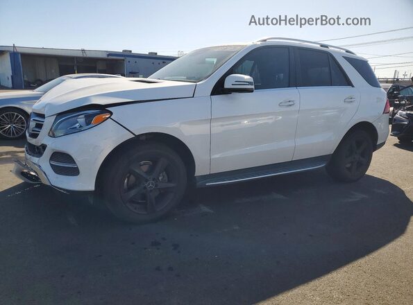 4JGDA5JB4HA936118 2017 MERCEDES-BENZ GLE Белый Передняя левая четверть