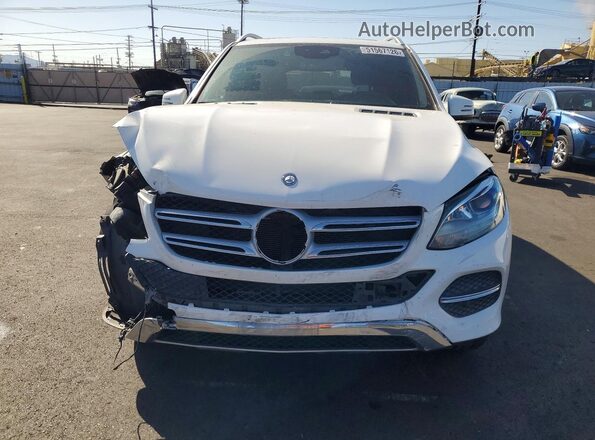 4JGDA5JB4HA936118 2017 MERCEDES-BENZ GLE Белый Вид спереди