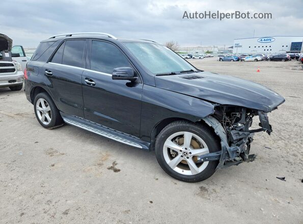 4JGDA5JB5JB027384 2018 MERCEDES-BENZ GLE Черный Передняя правая четверть