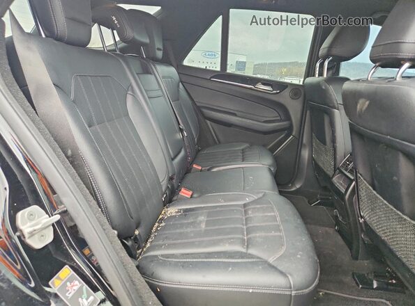 4JGDA5JB5JB027384 2018 MERCEDES-BENZ GLE Черный Вид задних сидений
