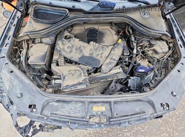 4JGDA5JB5JB027384 2018 MERCEDES-BENZ GLE Черный Вид задней части салона