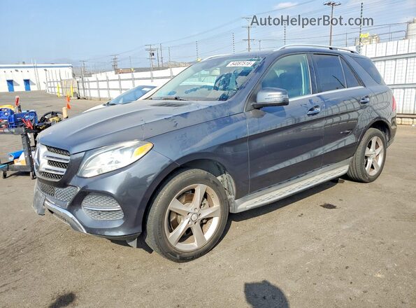 4JGDA5JB6GA684807 2016 MERCEDES-BENZ GLE Серый Передняя левая четверть