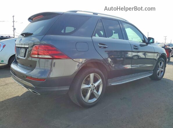 4JGDA5JB6GA684807 2016 MERCEDES-BENZ GLE Серый Задняя правая четверть