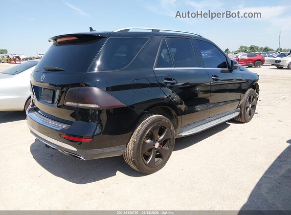 4JGDA5JB6HA881607 2017 MERCEDES-BENZ GLE 350 Black Trasero derecho