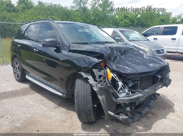 4JGDA5JB6HA937951 2017 MERCEDES-BENZ GLE 350 Черный Передняя правая четверть