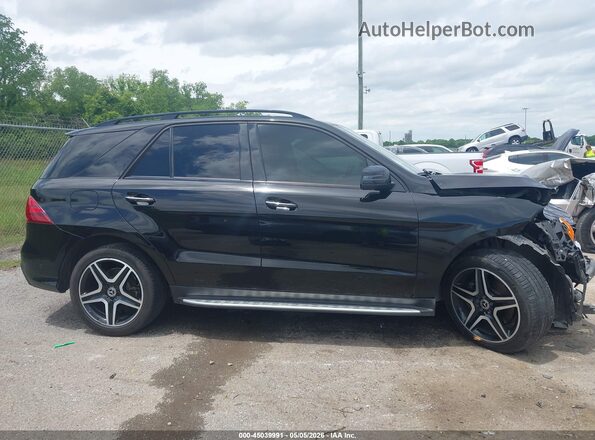 4JGDA5JB6HA937951 2017 MERCEDES-BENZ GLE 350 Черный Вид задней части салона