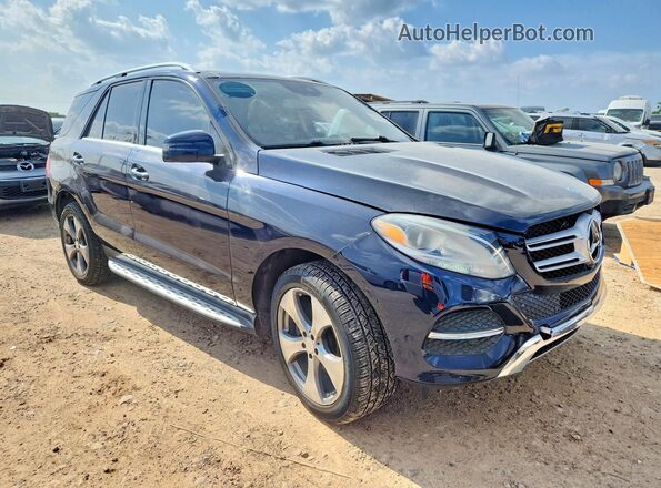 4JGDA5JB8GA766330 2016 MERCEDES-BENZ GLE Blue Przód prawy