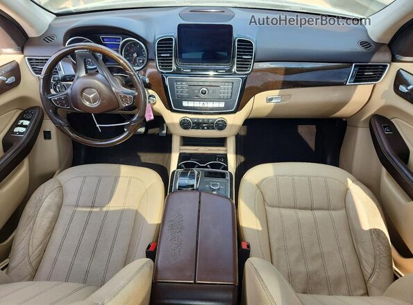 4JGDA5JB8GA766330 2016 MERCEDES-BENZ GLE Blue Widok deski rozdzielczej