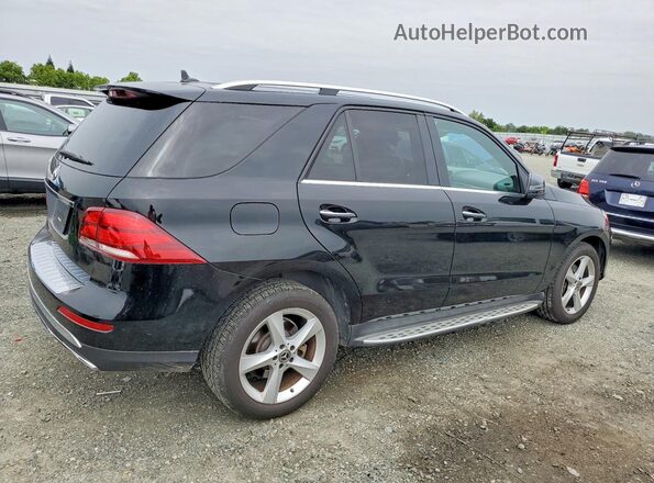4JGDA5JB8HA920908 2017 MERCEDES-BENZ GLE Black Tył prawy
