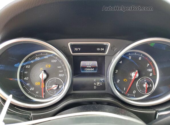 4JGDA5JB8HA920908 2017 MERCEDES-BENZ GLE Black Widok zestawu wskaźników