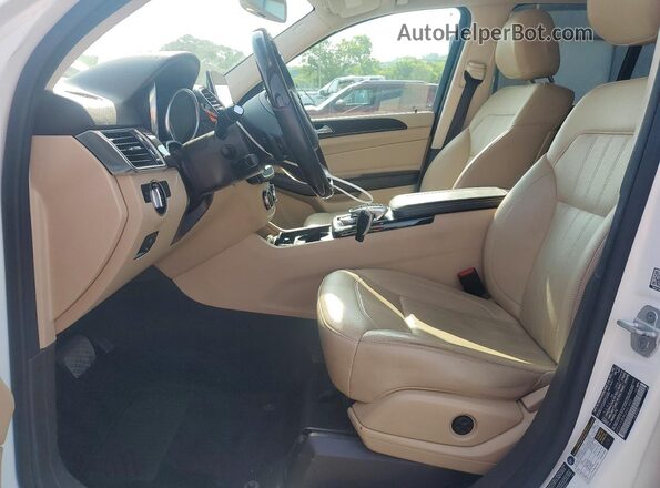 4JGDA5JB9GA657892 2016 MERCEDES-BENZ GLE Белый Вид салона спереди