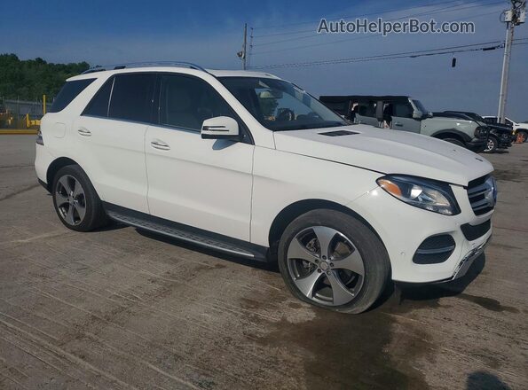 4JGDA5JB9GA657892 2016 MERCEDES-BENZ GLE Белый Передняя правая четверть