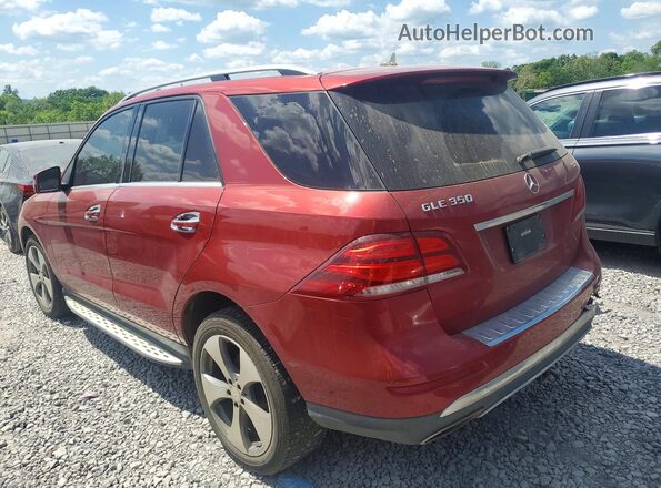 4JGDA5JB9GA806561 2016 MERCEDES-BENZ GLE Красный Задняя левая четверть