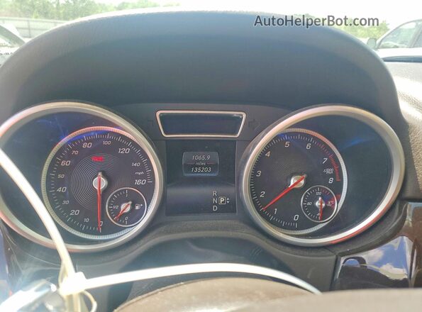 4JGDA5JB9GA806561 2016 MERCEDES-BENZ GLE Красный Вид щитка приборов