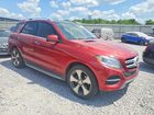 2016 Mercedes-benz Gle 350 Красный vin: 4JGDA5JB9GA806561