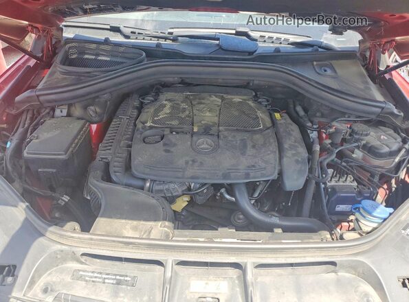 4JGDA5JB9GA806561 2016 MERCEDES-BENZ GLE Красный Вид подкапотного пространства
