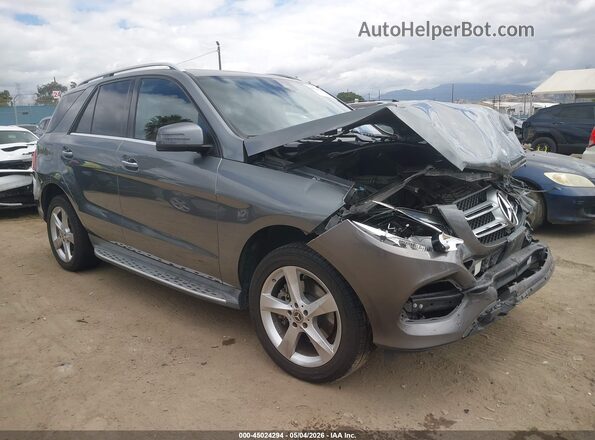 4JGDA5JB9HA937622 2017 MERCEDES-BENZ GLE 350 Серый Передняя правая четверть