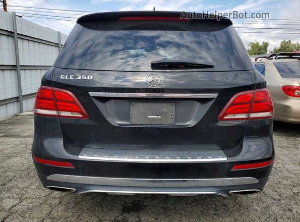 4JGDA5JBXGA674751 2016 MERCEDES-BENZ GLE Black Вид ззаду