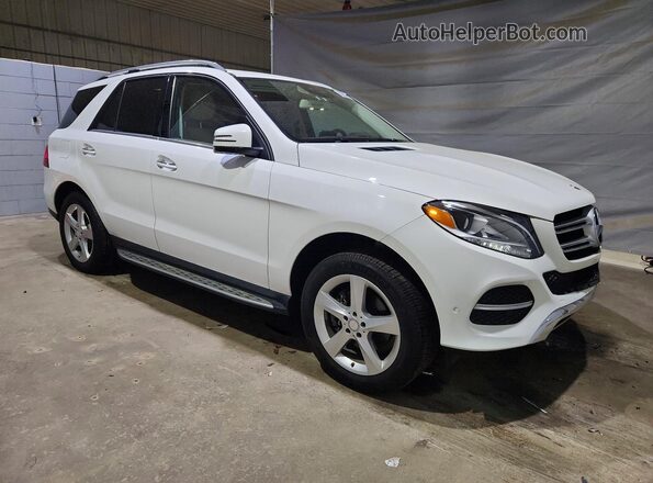 4JGDA5JBXHA851008 2017 MERCEDES-BENZ GLE Белый Передняя правая четверть