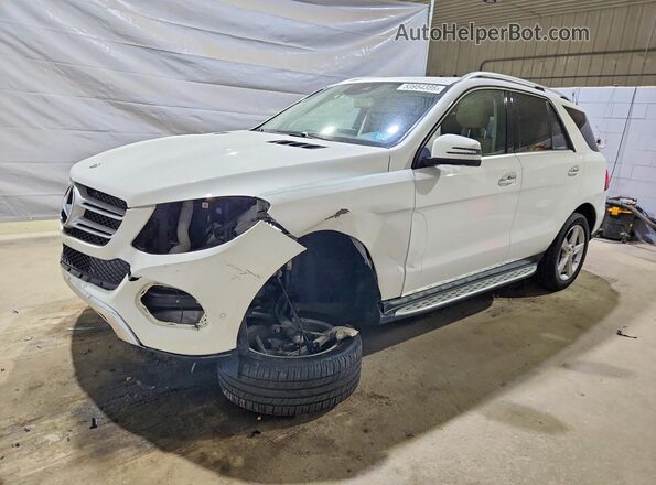 4JGDA5JBXHA851008 2017 MERCEDES-BENZ GLE Белый Передняя левая четверть