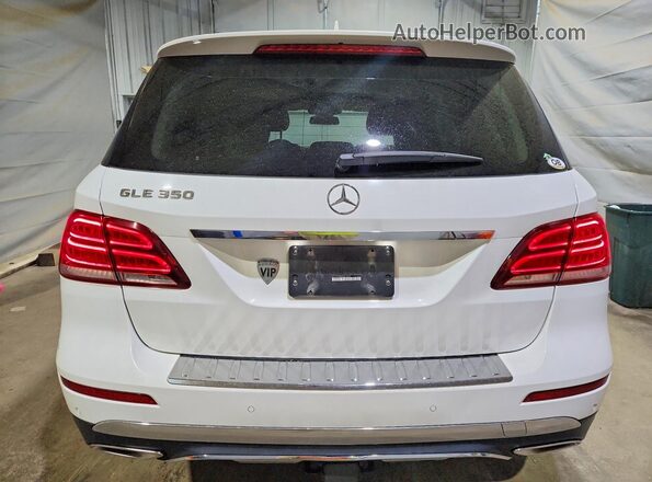 4JGDA5JBXHA851008 2017 MERCEDES-BENZ GLE Белый Вид сзади