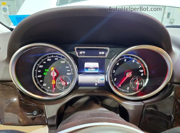 4JGDA5JBXHA851008 2017 MERCEDES-BENZ GLE Белый Вид щитка приборов
