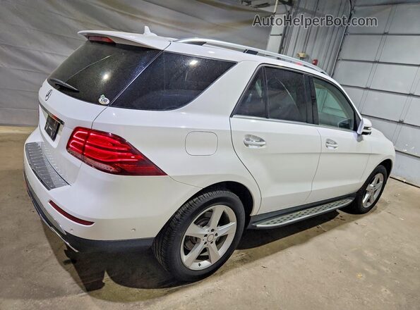 4JGDA5JBXHA851008 2017 MERCEDES-BENZ GLE Белый Задняя правая четверть