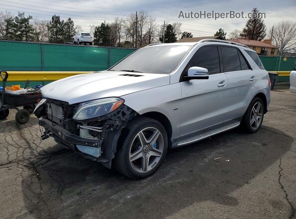 4JGDA6DB5HA935657 2017 MERCEDES-BENZ GLE Серебряный Передняя левая четверть