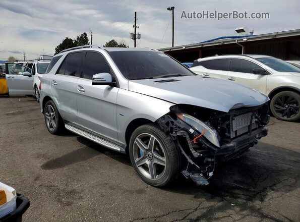 4JGDA6DB5HA935657 2017 MERCEDES-BENZ GLE Серебряный Передняя правая четверть