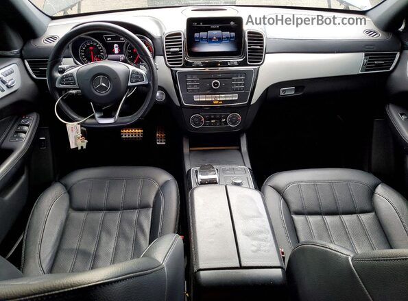 4JGDA6EB1KB203851 2019 MERCEDES-BENZ GLE Black წინა პანელის ხედი