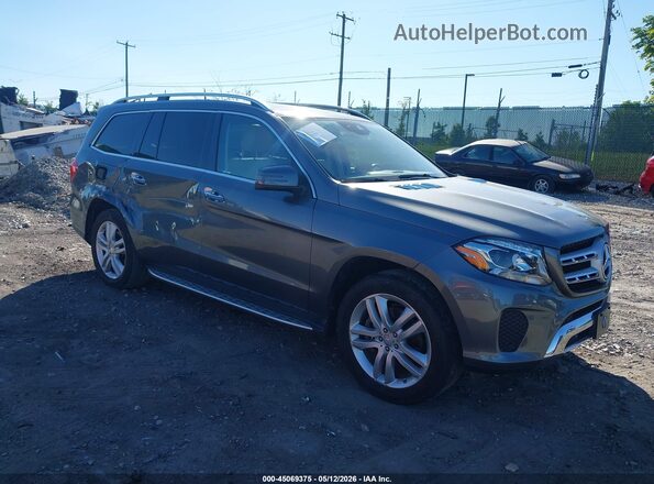 4JGDF6EE0HA825383 2017 MERCEDES-BENZ GLS 450 Gray Front right