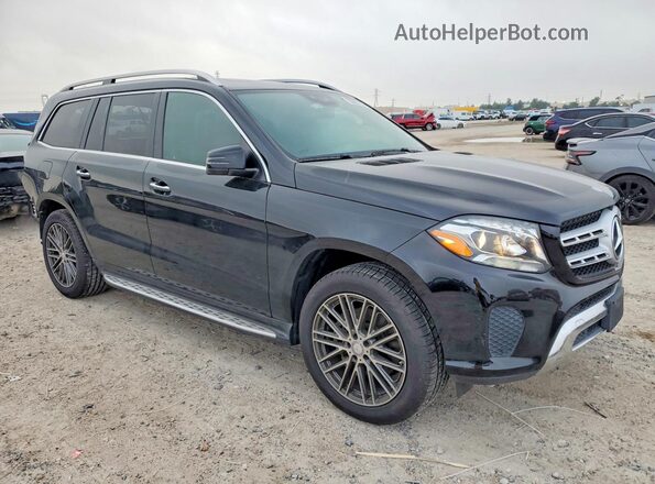 4JGDF6EE0HA887964 2017 MERCEDES-BENZ GLS Черный Передняя правая четверть